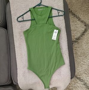 Abercrombie Green Bodysuit NWT Size Small